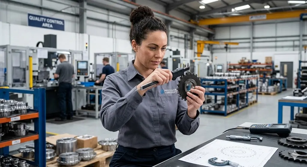 Quality documentation and inspection records for sprocket chain procurement